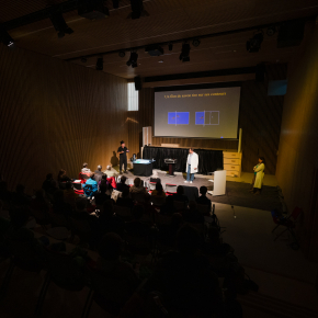 Session de médiation scientifique avec Frédéric Restagno.